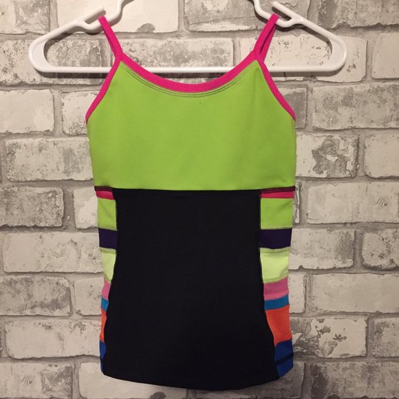 Triple Flip Girl's Lime Green Tank Top Size 4 - Picture 1 of 4